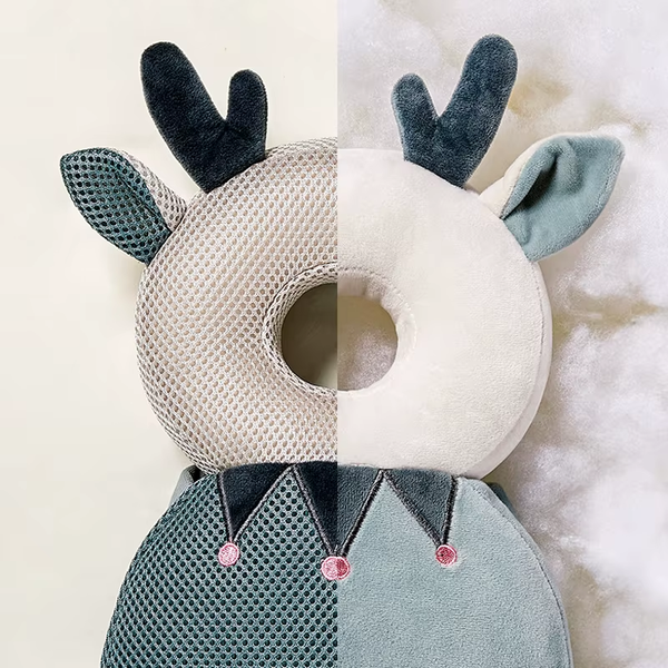 Baby Head Protector Backpack Soft Cartoon Baby Pillows Pad Cushion Head Security Protection Crawl Walk Toddler Headrest