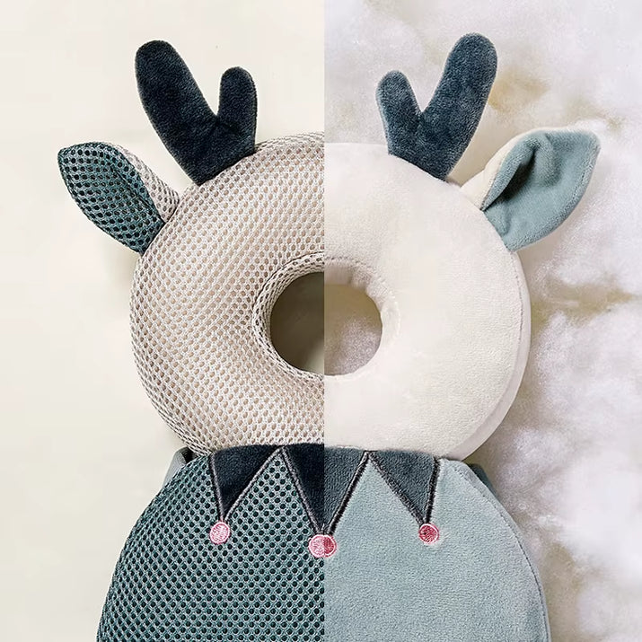 Baby Head Protector Backpack Soft Cartoon Baby Pillows Pad Cushion Head Security Protection Crawl Walk Toddler Headrest