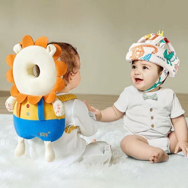 Baby Head Protector Backpack Soft Cartoon Baby Pillows Pad Cushion Head Security Protection Crawl Walk Toddler Headrest