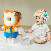 Baby Head Protector Backpack Soft Cartoon Baby Pillows Pad Cushion Head Security Protection Crawl Walk Toddler Headrest