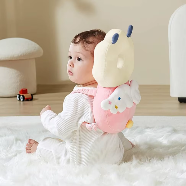 Baby Head Protector Backpack Soft Cartoon Baby Pillows Pad Cushion Head Security Protection Crawl Walk Toddler Headrest