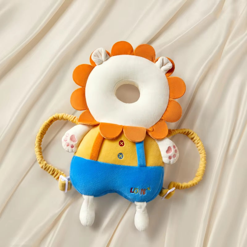 Baby Head Protector Backpack Soft Cartoon Baby Pillows Pad Cushion Head Security Protection Crawl Walk Toddler Headrest