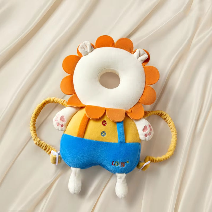 Baby Head Protector Backpack Soft Cartoon Baby Pillows Pad Cushion Head Security Protection Crawl Walk Toddler Headrest