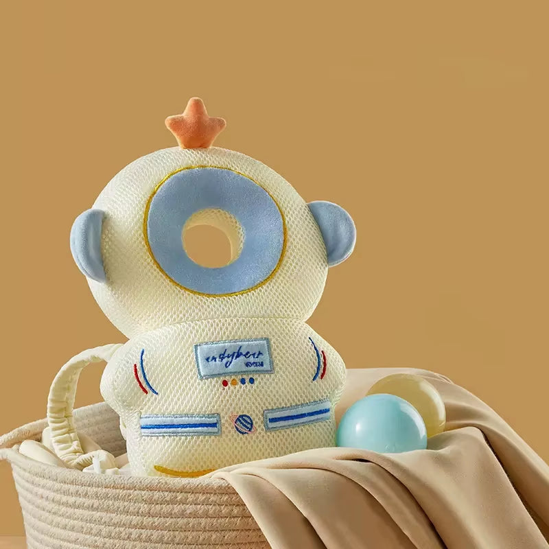 Baby Head Protector Backpack Soft Cartoon Baby Pillows Pad Cushion Head Security Protection Crawl Walk Toddler Headrest