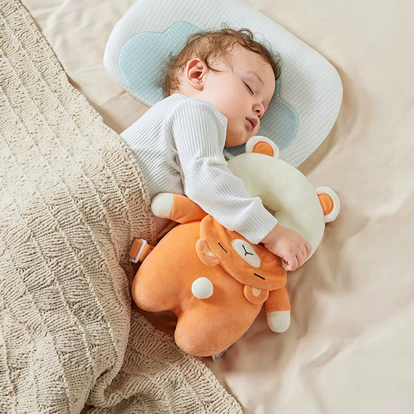 Baby Head Protector Backpack Soft Cartoon Baby Pillows Pad Cushion Head Security Protection Crawl Walk Toddler Headrest